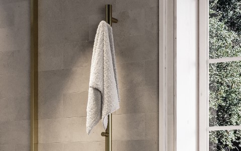 Integrated Towel Hooks on Radiator